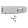 thumbnail image 1 of 1 Set Door Locks Hasp Latch Stainless Steel Clasp Hasp Safety Gate Lock Hasp with Screws, 1 of 6