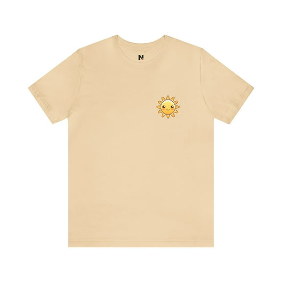 Kawaii Sun Badge Short Sleeve Tee