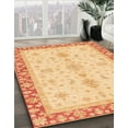 thumbnail image 3 of Ahgly Company Machine Washable Indoor Rectangle Abstract Mustard Yellow Area Rugs, 3' x 5', 3 of 7