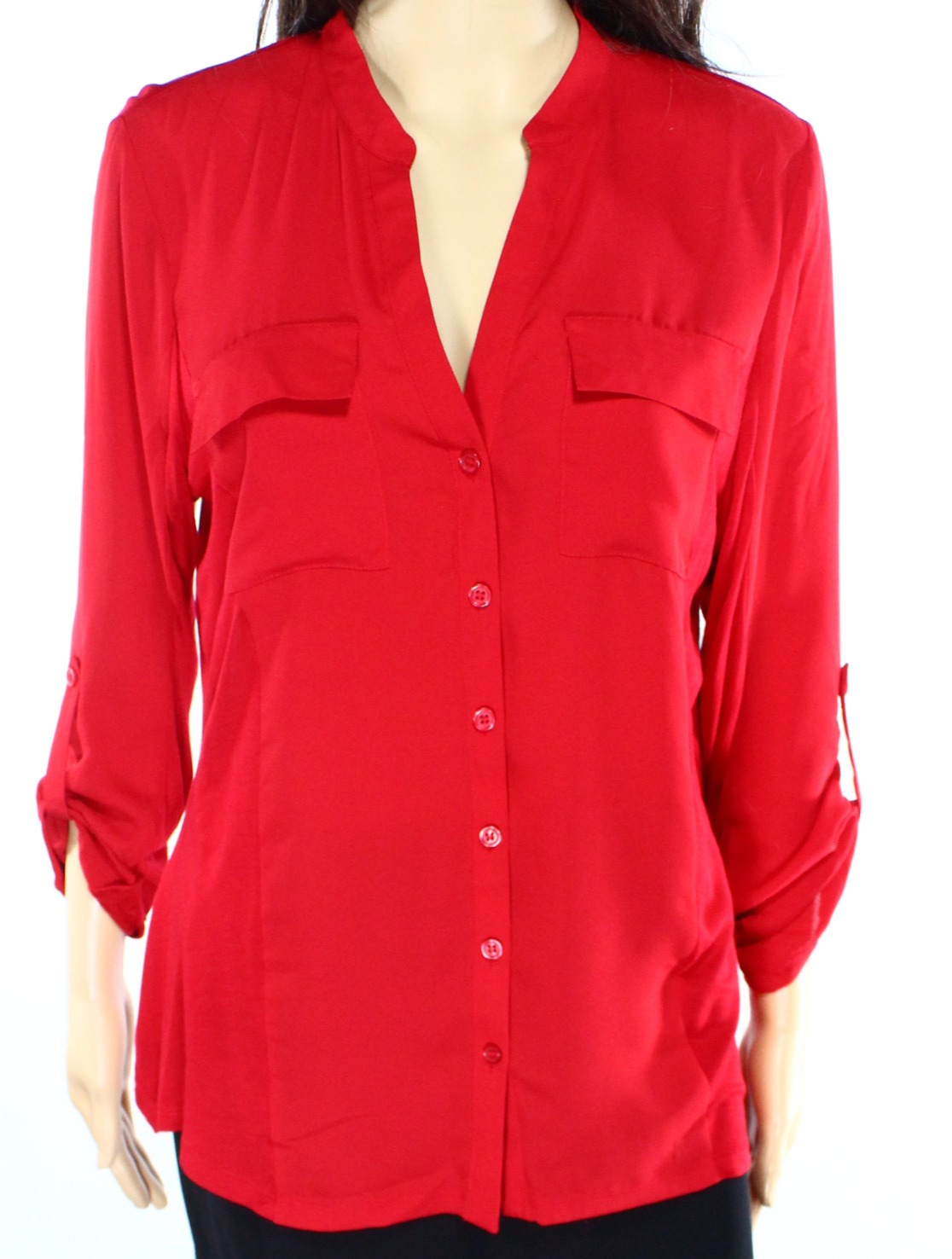womens red button down shirt womens red button down shirt