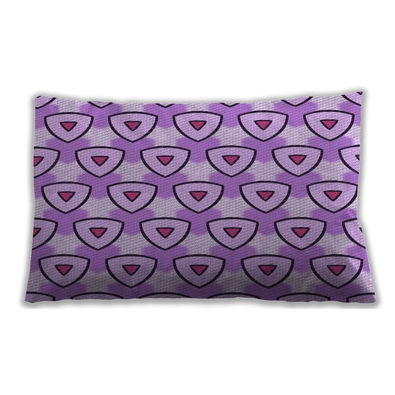 Ahgly Company Indoor Rectangular Contemporary Lumbar Throw Pillow, 13 inch by 19 inch
