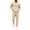 Beige-A#70831BB, variant on Garbnen Fleece Lined Men Track Suits 2 Piece Set Solid Color Drawstring Hoodies and Jogger Pant Workout Athletic Fluffy Flannel Fuzzy Sweatsuits for Men Green