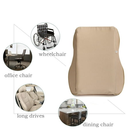 Memory Foam Lumbar Support Back Cushion Ergonomic Lumbar Pillow