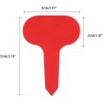 thumbnail image 2 of Red 100 Pieces Plant Labels, 5X7CM Outdoor Garden Labels, Reusable Seedling Labels, Vegetable Garden Planting Label, 2 of 5
