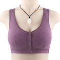 thumbnail image 2 of Birdeem Casual Sexy Front Button Shaping Cup Shoulder Strap Underwire Bra Plus Size Extra-Elastic Wirefree, 2 of 12
