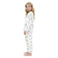 thumbnail image 4 of Fluffy Pajamas Set Fuzzy Winter Warm Pj Sets Pullover Tops and Long Pants Unicorns and Magic Wands Medium, 4 of 8