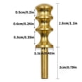 thumbnail image 3 of Pulidor De Cuero Latón Estilo Plano Y Arco Borde De Cuero Sellado Punta De Soldadura Proceso En Caliente Pulido De Cuero Punta De Hierro Para Manualidades De Cuero Diy sonducket TO005689-04, 3 of 7