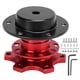 thumbnail image 2 of Volante A Presión, Volante Rojo De Liberación Rápida Duradero Para Elevación Del Volante Para Modificación Del Automóvil, 2 of 8
