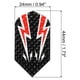 thumbnail image 2 of Uxcell Slim Dart Flights, 5 Pack Aluminum Foil Dart Accessories, Black Red, 2 of 5