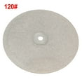 thumbnail image 2 of BUYISI 3Pcs 4''/6''/8''150mm Diamond Coated Grinding Wheel Disc 240/600/3000 Grit Flat Lap Polishing Grind Wheel For Jewelry Glass Rock 120#, 2 of 8