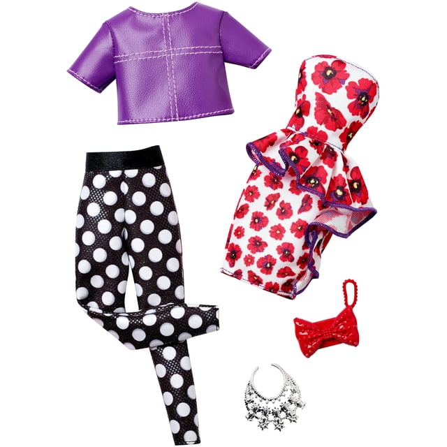 Barbie Fashion Pack 2-Pack, Paint the Town Poppy Barbie -