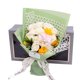 thumbnail image 1 of San Valentín & #39;s Día Regalo Flores Artificiales Flores Rose Bouquet Verde Afortunado Sencillez, 1 of 5