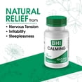 thumbnail image 6 of MediNatura BHI Calming Stress Relief Blend - 10 Natural Active Ingredients - Relax Mind & Body with Passion flower Chamomile & Valerian Root - 100 Tablets, 6 of 8