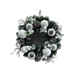 thumbnail image 1 of Senmasine decoración colgante para exteriores 40cm bayas rojas pino Artificial hojas doradas lazos decorativos DIY corona de Navidad de lujo, 1 of 4