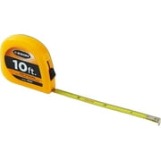 Keson PG10 Short Tape Measure with Lacquer Coated Steel Blade (Graduations: ft., in.), 1/4-Inch by 10-Foot 10 ft. Length, 1/4 in. Wide ft., in., 1/8, 1/16, 1/