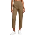 thumbnail image 5 of Guluxicc Women's Golf Pants Elastic Waist Straight Leg Long Trousers Business Casual Wear for Summer Casual Outfits, 5 of 8
