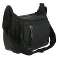 thumbnail image 3 of Black Mens Canvas Shoulder Messenger Bag Crossbody Satchel Travel Man's Bags, 3 of 10
