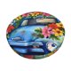 thumbnail image 1 of Disketp Floral Truck Welcome Funda Redonda para Taburete, Funda de Cojín para Silla de Bar Suave y Elástica-13 inch, 1 of 7