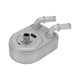 thumbnail image 1 of Enfriador de aceite del motor para Chrysler Pacifica V6 4.0L 2007-2008, enfriador de aceite de transmisión, eje central No. 918899/4892313AA, aleación de aluminio, 1 juego de automóvil, 1 of 6