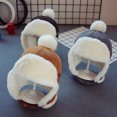 thumbnail image 7 of Hwmodou Toddler Winter Hat Outdoor Autumn Warm Baby Boy Girl Children Cute Ear Protections Cap Hat Kids Beanie, 7 of 7