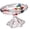 Tall Fruit Bowl, variant on Rose Design High Foot Glass Bowl For Dry Fruits And Snacks Arrangement