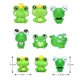 thumbnail image 1 of Figura de micropaisaje, 6 piezas de plástico de dibujos animados de animales, rana de plástico de dibujos animados, pecera, muñeca de calidad superior, 1 of 8