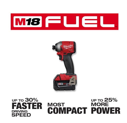 Milwaukee M18 FUEL 18-Volt Lithium-Ion Brushless Cordless Hammer Drill and Impact Driver Combo Kit (2-Tool) with Two 5Ah Batteries