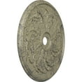 thumbnail image 3 of 42 1/8"OD x 1 7/8"P Sellek Ceiling Medallion (Fits Canopies up to 9"), Hand-Painted Castle Stone Crackle, 3 of 7
