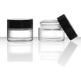 thumbnail image 3 of 70 Pack Glass Sample Container, 10ml Empty Jars with Lids, 10 Gram Tiny Sample Jar Lip Balm Containers for Cosmetics, Lotion, Cream, Makeup, Samples, Wax, Skincare, Travelling, Retail Store, 3 of 7