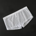 thumbnail image 2 of HAPIMO Mens Breathable Boxer Shorts Lip See Sexy Through Underpants Underwear Transparent Men's underwear Mesh Boxer Trunks, 2 of 7