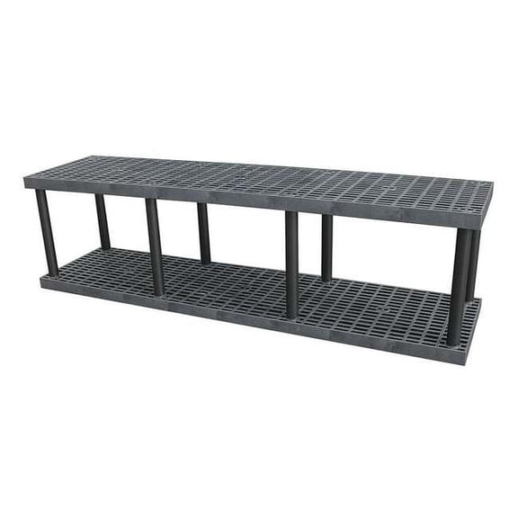 Structural Plastics Plstc Shelf,24inx27inx96inShlfLdCp:675lb S9624B