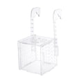 thumbnail image 1 of Caja de aislamiento transparente para cría de peces, incubadora de acuarios, cajas de eclosión, soporte acrílico multifuncional para pecera (patrón de gancho), 1 of 7