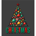 thumbnail image 2 of Christmas Tree Adult Charcoal Crew Neck Short Sleeve Tee-Medium, 2 of 2