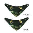 thumbnail image 3 of Naloa Palm Leaves And Exotic Birds Dog Bandana Large and Small-Dog Scarf Bib Handkerchief Accessories for Dogs and Cats(S-L)-Medium, 3 of 5