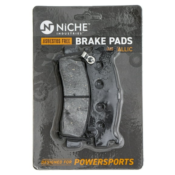 Niche Front Left Brake Pad Set for Honda Pioneer 1000 Semi-Metallic UTV 519-KPA2344D