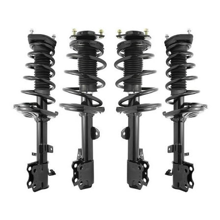 Front and Rear Strut and Coil Spring Kit - Compatible with 2009 - 2012 Toyota Venza AWD 2010 2011