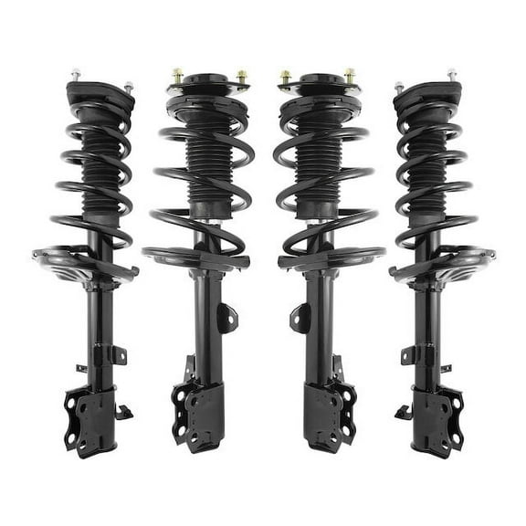 Front and Rear Strut and Coil Spring Kit - Compatible with 2009 - 2012 Toyota Venza AWD 2010 2011