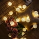 thumbnail image 4 of Guirnalda de luces LED decorativas de ratán para dormitorio, estilo niña, para bodas, 9,84 pies, 20 luces USB, 4 of 5