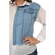 thumbnail image 4 of Camisa con mezclilla talla extra, modelo 3700 blanco 38 Roman Fashion Camisa extra 3700, 4 of 6