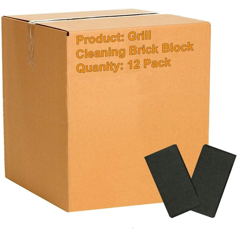 Pack of 12 Griddle Cleaner Bricks. Grill Cleaning Brick Block