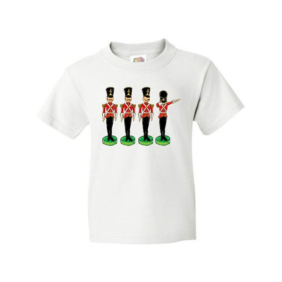 Inktastic Christmas Dabbing Tin Soldier Youth T-Shirt