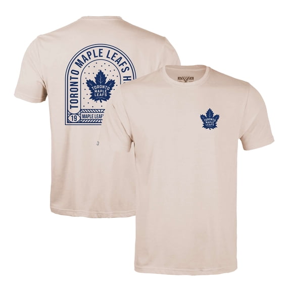 Men's Levelwear Khaki Toronto Maple Leafs Richmond Stained Glass T-Shirt