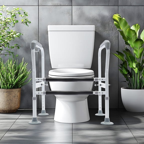 Toilet Safety Rails Toilet Handles for Elderly Handicap Toilet Frame Grab Bar