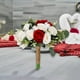 thumbnail image 2 of Ramo de boda, ramo de novia, flores decorativas de seda, flores artificiales románticas para decoración de centros de mesa de boda Rojo, 2 of 8
