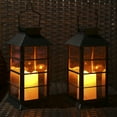 thumbnail image 4 of Luces de Linterna Solar Luces Led Intermitentes Decoración Colgante Iluminación Jardín Patio Tomshine Luz solar al aire libre, 4 of 7