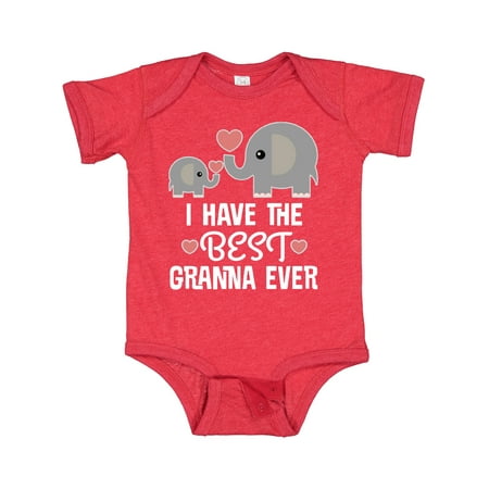 

Inktastic Best Granna Ever Grandchild Gift Baby Boy or Baby Girl Bodysuit
