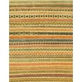 thumbnail image 1 of Ahgly Company Indoor Rectangle Abstract Saffron Yellow Abstract Area Rugs, 2' x 5', 1 of 6
