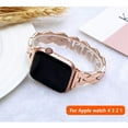 thumbnail image 2 of LEIXIUER Stainless Steel Band Metal Strap Compatible with Apple Watch Bands 45mm 44mm 41mm 38mm 40mm 42mm Ultra 49mm Rhombic Bracelet Wristbands for iWatch Band Series 9 8 7 6 SE 5 4 3 2 1, 2 of 8