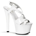 thumbnail image 2 of Sky-330, 7" Heel 2 3/4" Chrome Plate Criss-Cross Sling Back Sandal, 2 of 2