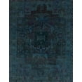 thumbnail image 1 of Ahgly Company Indoor Rectangle Abstract Dark Blue Grey Blue Abstract Area Rugs, 2' x 4', 1 of 6
